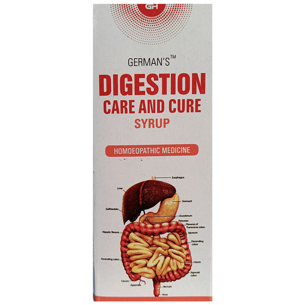 German's Digestion Care and Cure Syrup bottle of 500 ml Syrup
