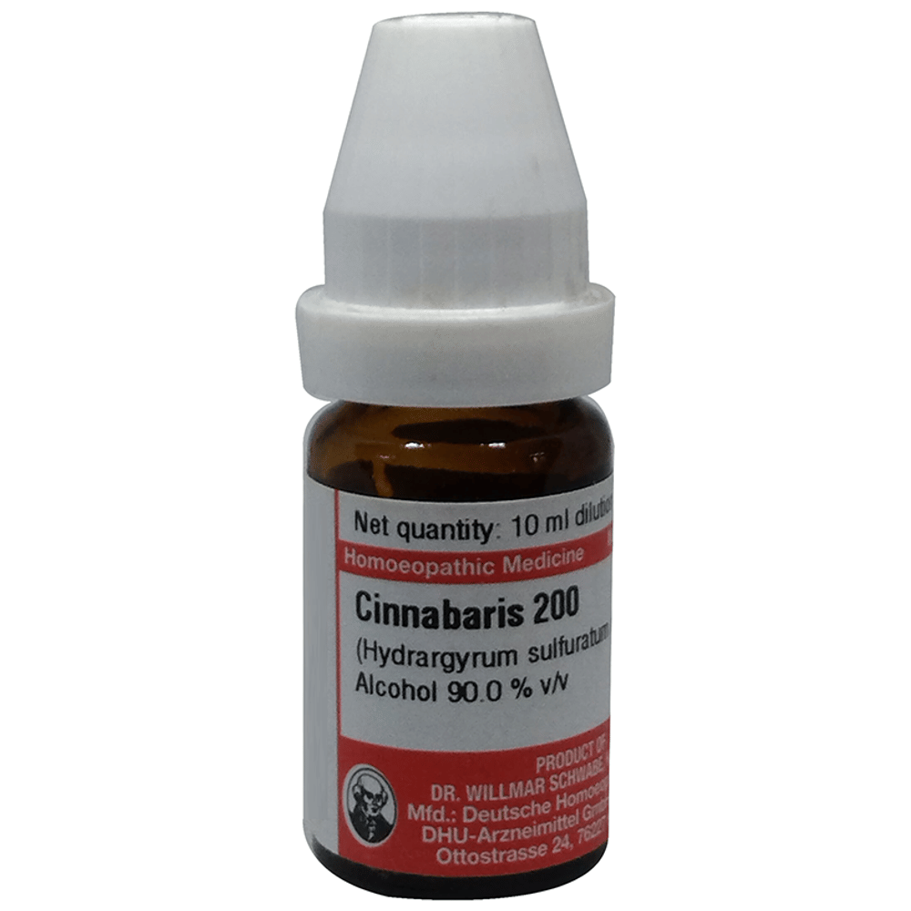 Dr Willmar Schwabe Germany Cinnabaris Dilution 200 bottle of 10 ml Dilution