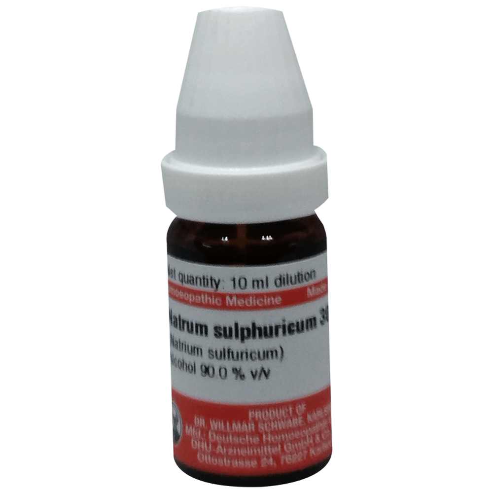Dr Willmar Schwabe Germany Natrum Sulphuricum Dilution 30 bottle of 10 ml Dilution