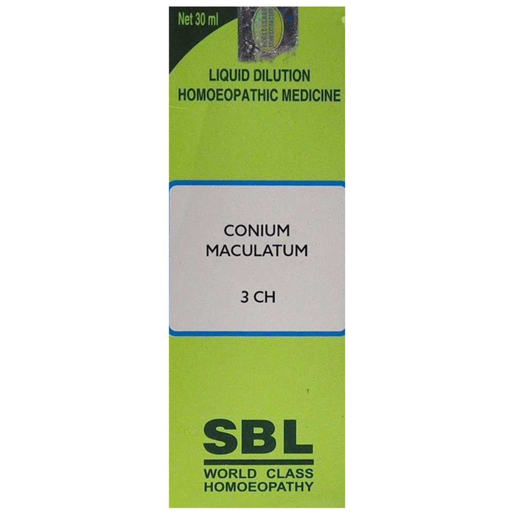 SBL Conium Maculatum Dilution 3 CH bottle of 30 ml Dilution