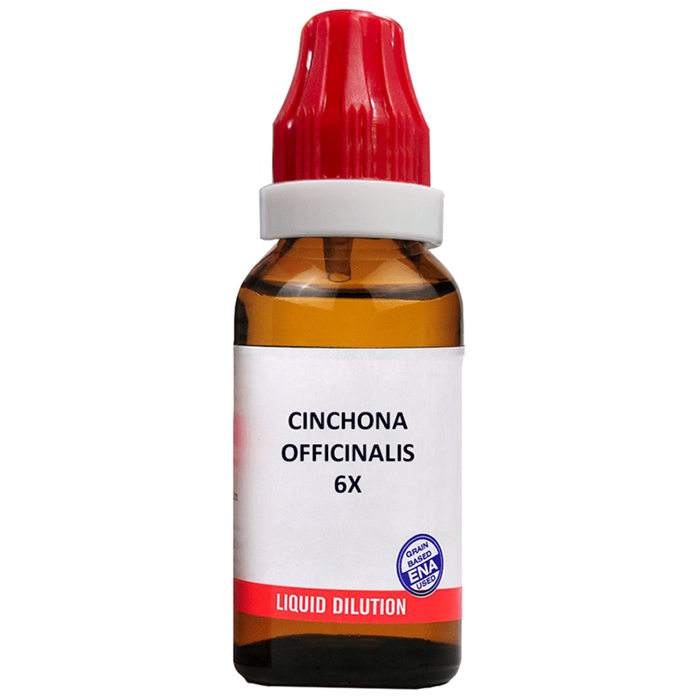 Bjain Cinchona Officinalis Dilution 6X bottle of 30 ml Dilution