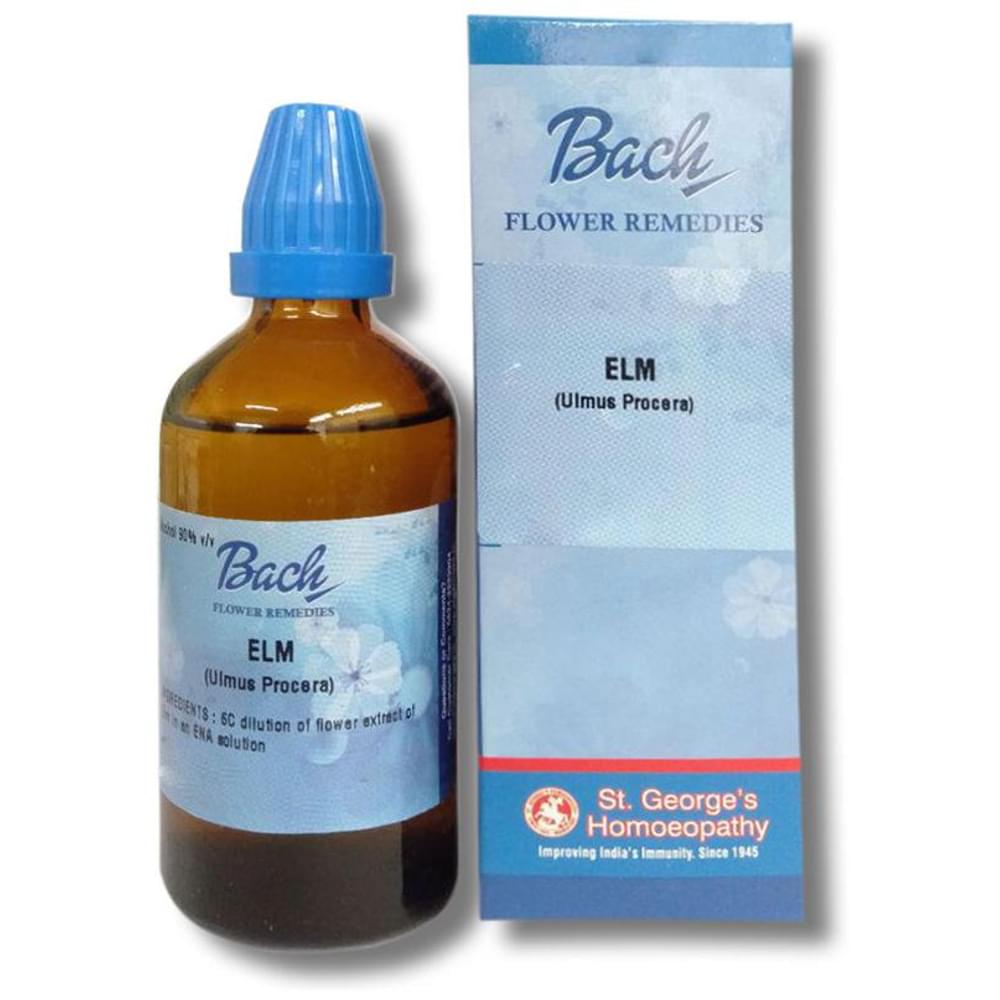 St. George‚Äôs Bach Flower Elm bottle of 30 ml Dilution