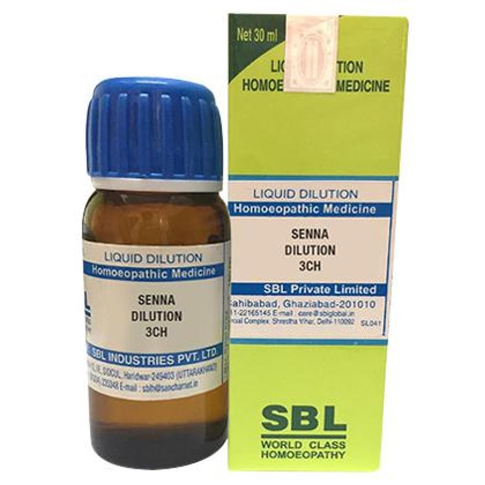 SBL Senna Dilution 3 CH bottle of 30 ml Dilution