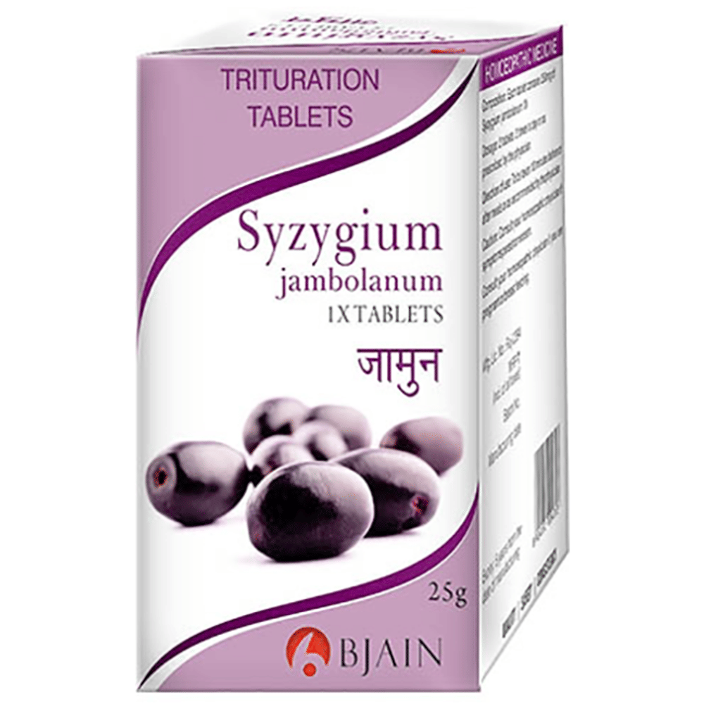 Bjain Syzygium Jambolanum Trituration Tablet 1X bottle of 25 gm Trituration Tablet