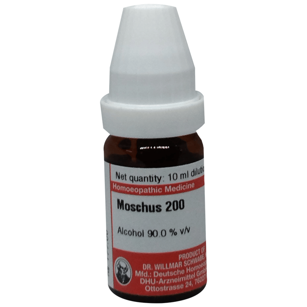 Dr Willmar Schwabe Germany Moschus Dilution 200 bottle of 10 ml Dilution
