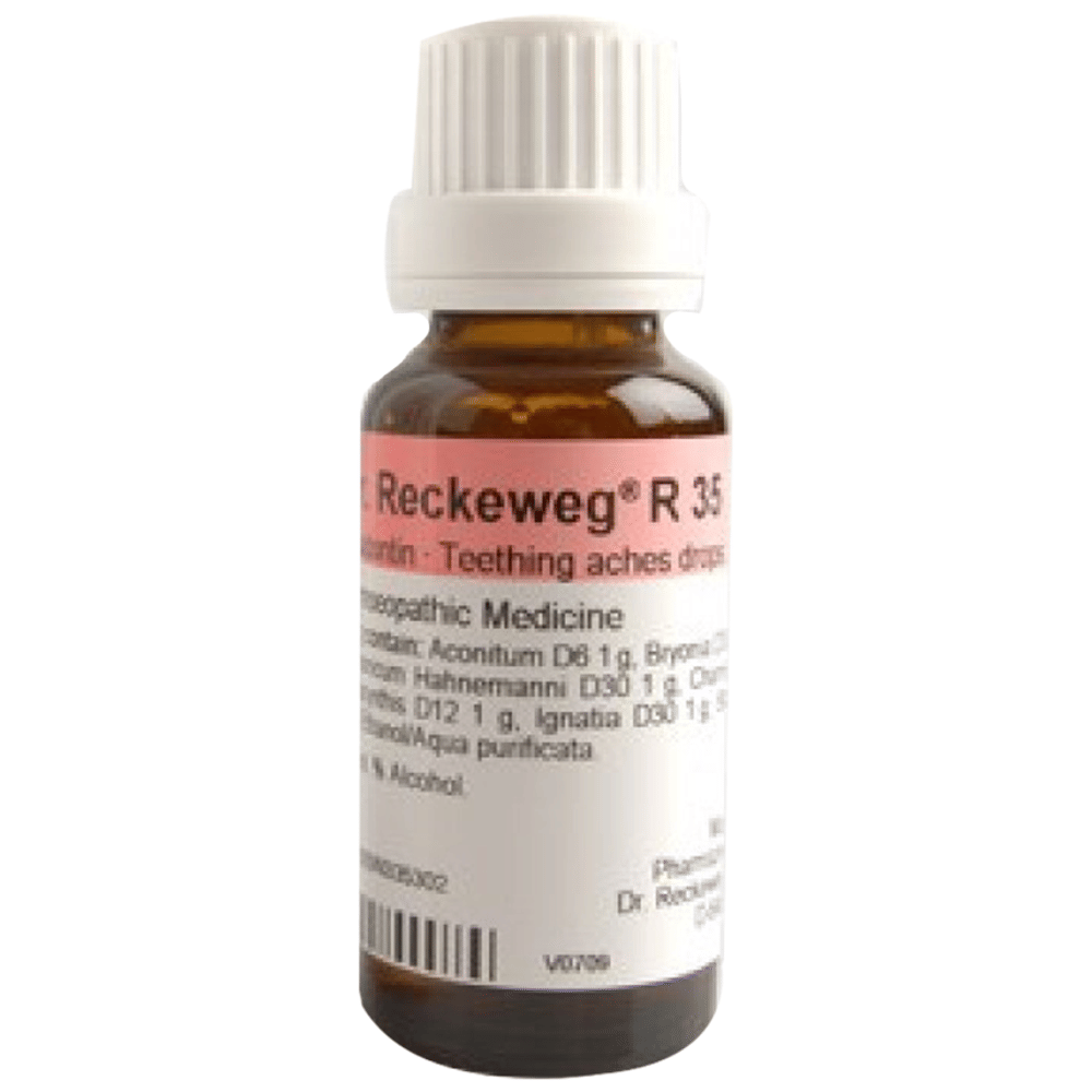 Dr. Reckeweg R35 Teething Aches Drop bottle of 22 ml Drop Dr. Reckeweg R35 Teething Aches Drop bottle of 22 ml Drop