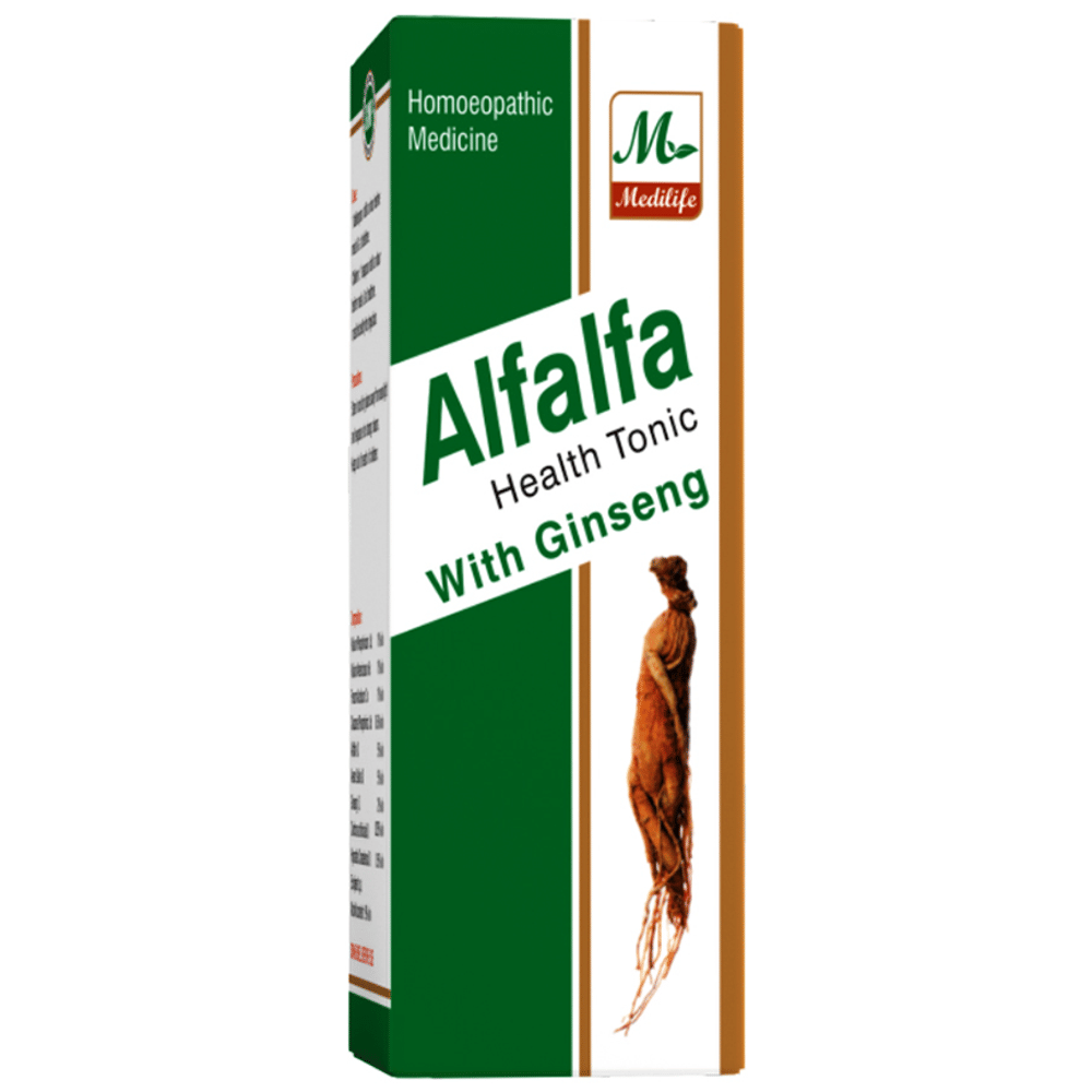 Medilife Alfalfa Health Tonic with Ginseng bottle of 450 ml Tonic