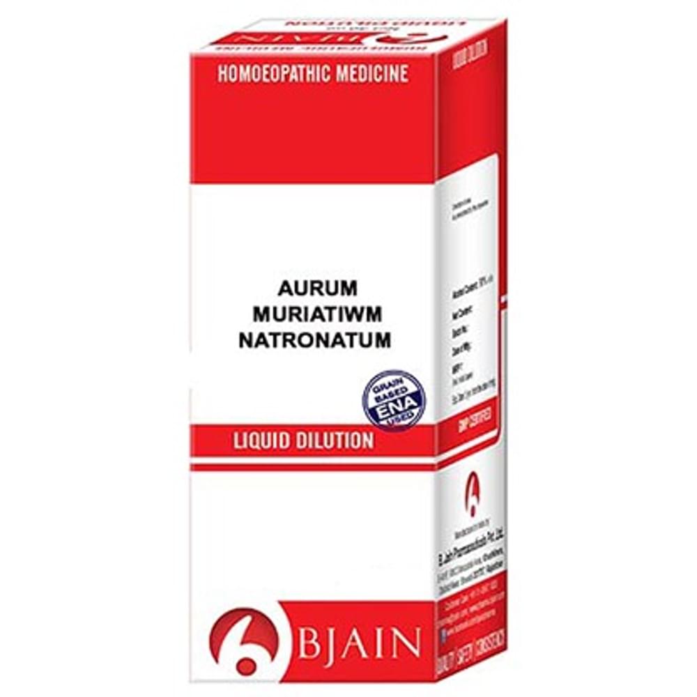 Bjain Aurum Mur Nat. Dilution 12 CH bottle of 12 ml Dilution