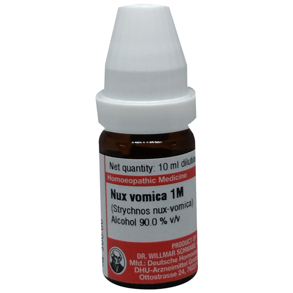 Dr Willmar Schwabe Germany Nux Vomica Dilution 1M bottle of 10 ml Dilution