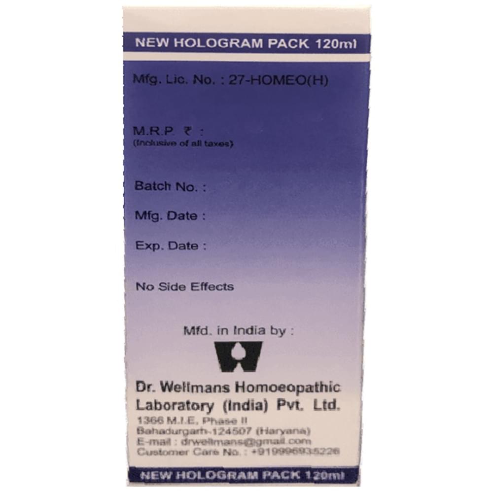 Dr. Wellmans Ferrum 5 Iron Tonic (120ml Each) combo pack of 2 bottles