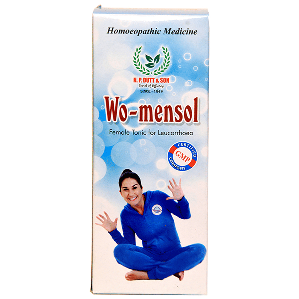 N.P. Dutt & Son Wo-Mensol Female Tonic for Leucorrhoea bottle of 200 ml Tonic