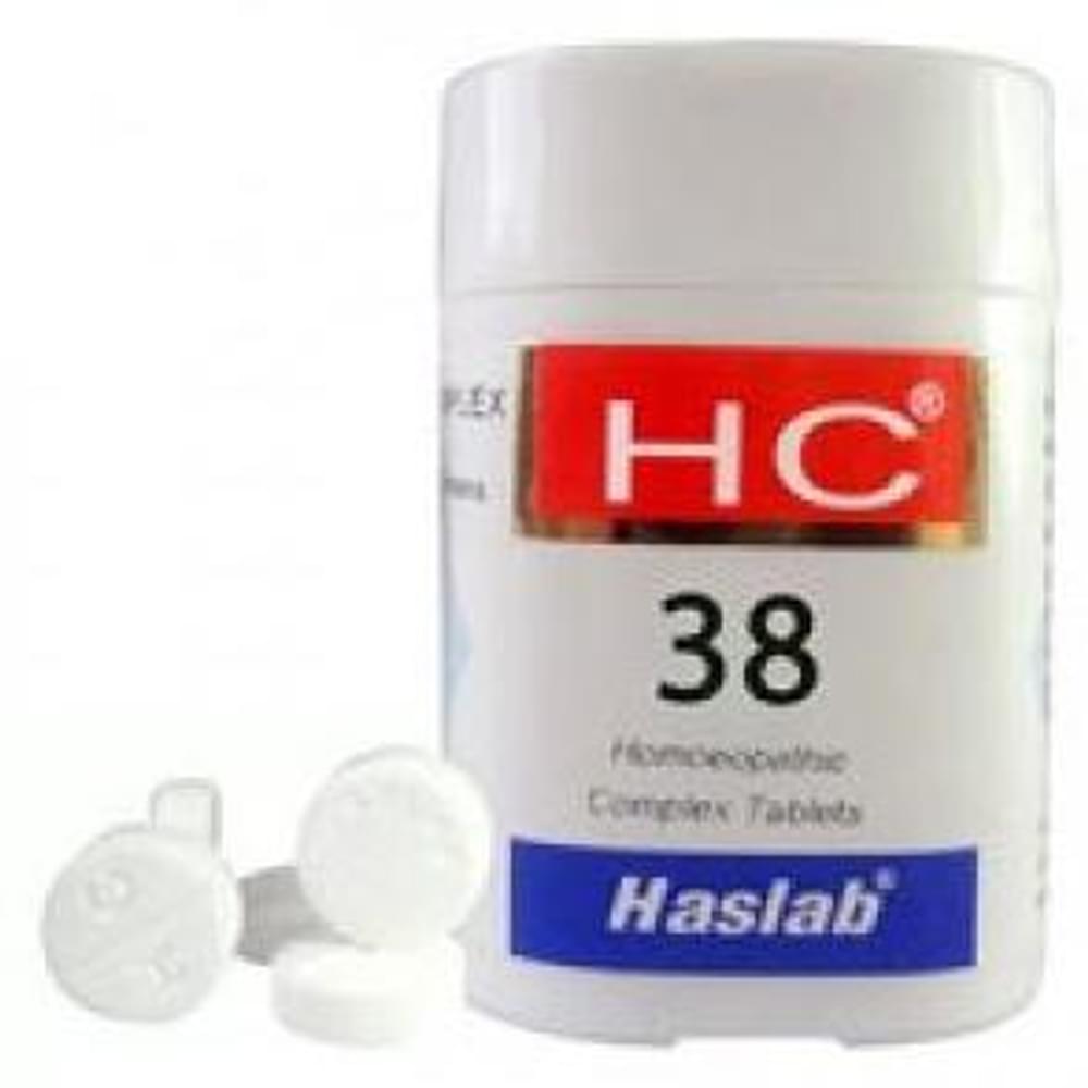 Haslab HC 38 Caulophyllum Complex Tablet bottle of 20 gm Tablet Haslab HC 38 Caulophyllum Complex Tablet bottle of 20 gm Tablet