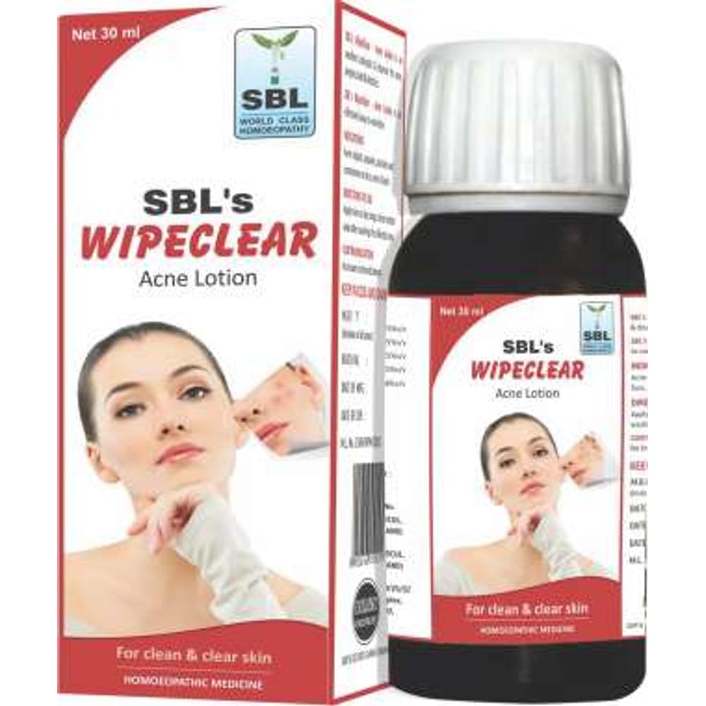 SBL Wipe Clear Acne Lotion bottle of 30 ml Lotion