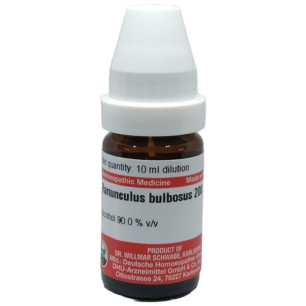 Dr Willmar Schwabe Germany Ranunculus Bulbosus Dilution 200 bottle of 10 ml Dilution