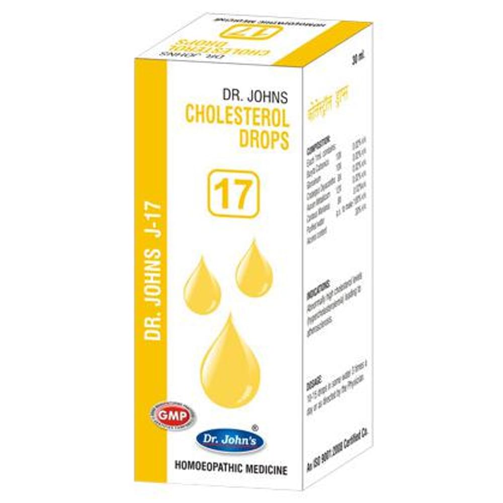 Dr. Johns J-17 Cholesterol Drop bottle of 30 ml Drop Dr. Johns J-17 Cholesterol Drop bottle of 30 ml Drop