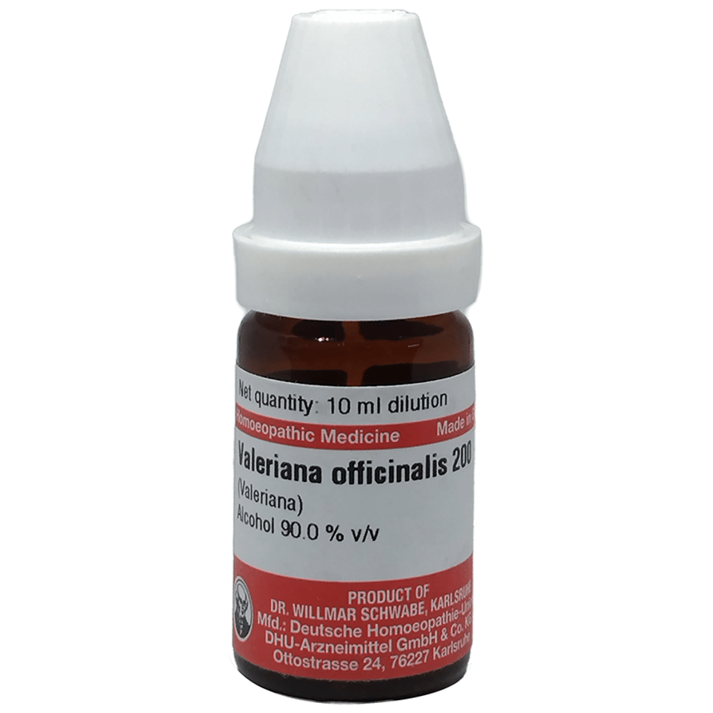Dr Willmar Schwabe Germany Valeriana Officinalis Dilution 200 bottle of 10 ml Dilution