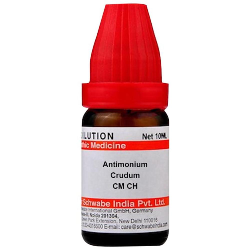 Dr Willmar Schwabe India Antimonium Crudum Dilution CM CH bottle of 10 ml Dilution