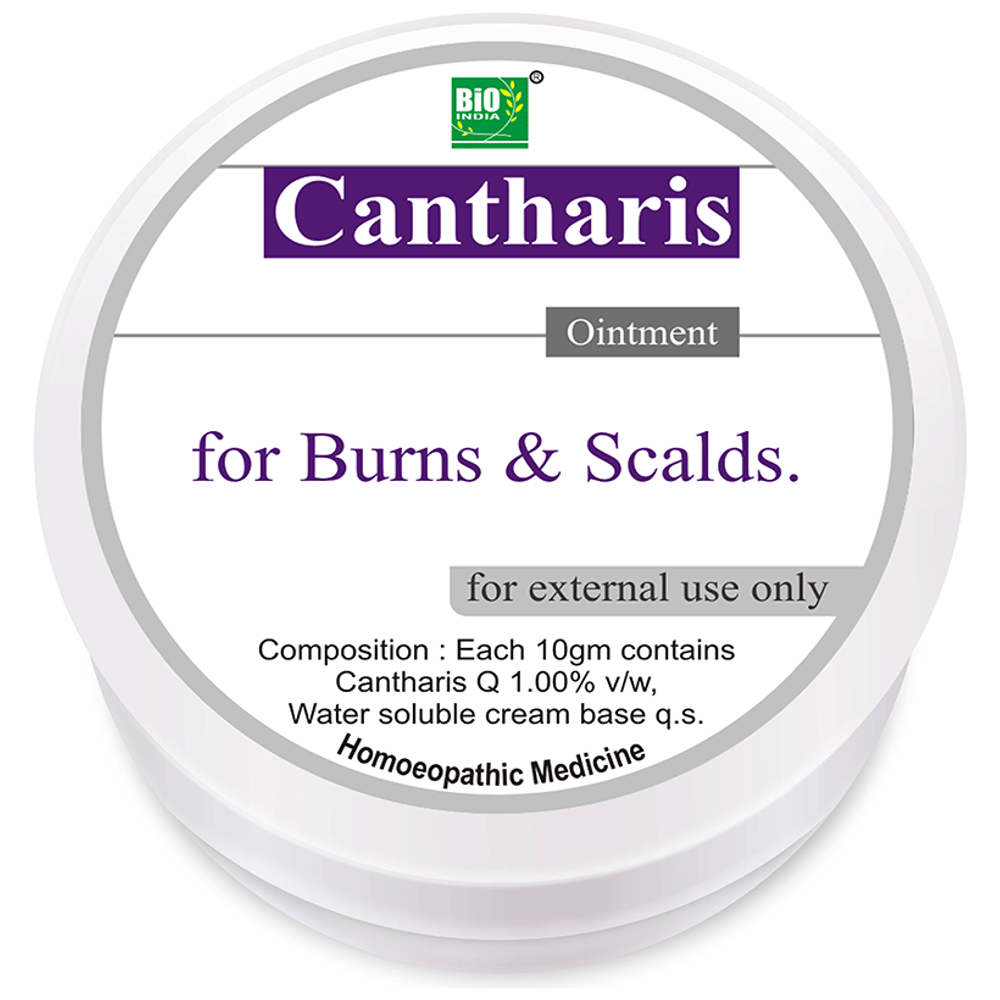 Bio India Cantharis Ointment jar of 30 gm Ointment