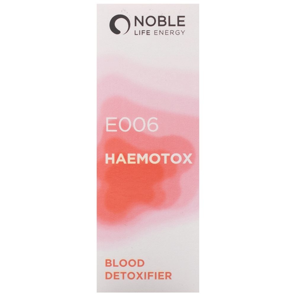 Noble Life Energy E006 Haemotox Blood Detoxifier Drop bottle of 30 ml Drop