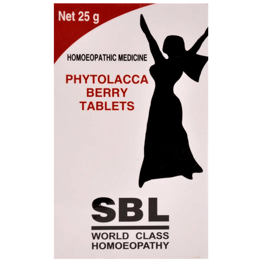 SBL Phytolacca Berry Tablet bottle of 25 gm Tablet