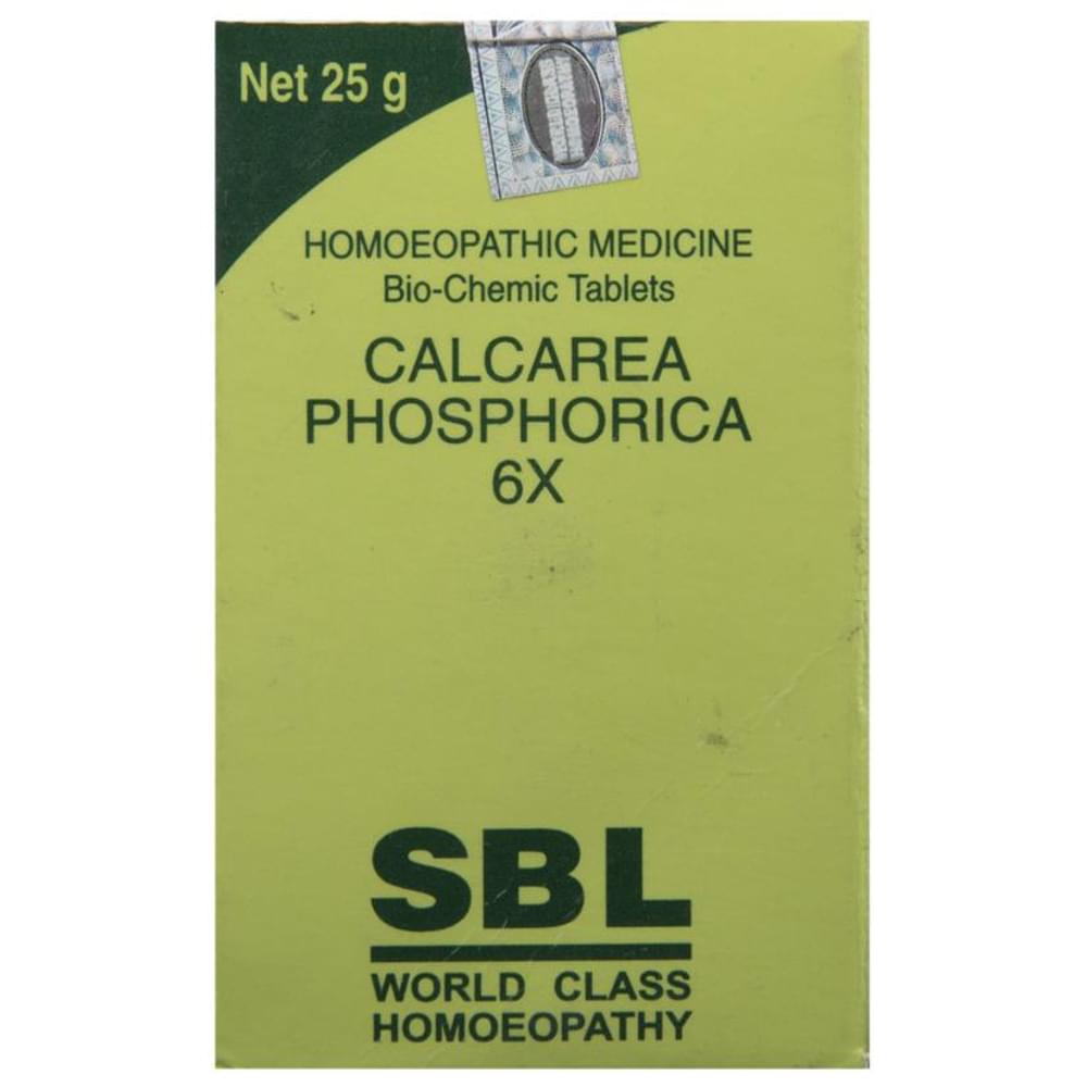 SBL Calcarea Phosphorica Biochemic Tablet 6X bottle of 25 gm Biochemic Tablet