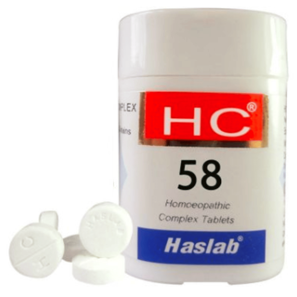Haslab HC 58 Echinacea Complex Tablet bottle of 20 gm Tablet
