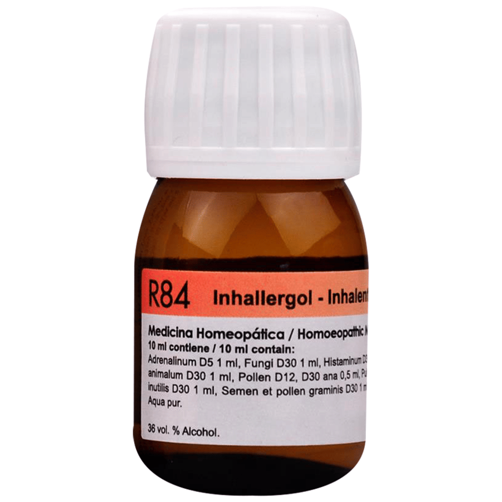 Dr. Reckeweg R84 Inhalent Allergy Drop bottle of 30 ml Drop Dr. Reckeweg R84 Inhalent Allergy Drop bottle of 30 ml Drop