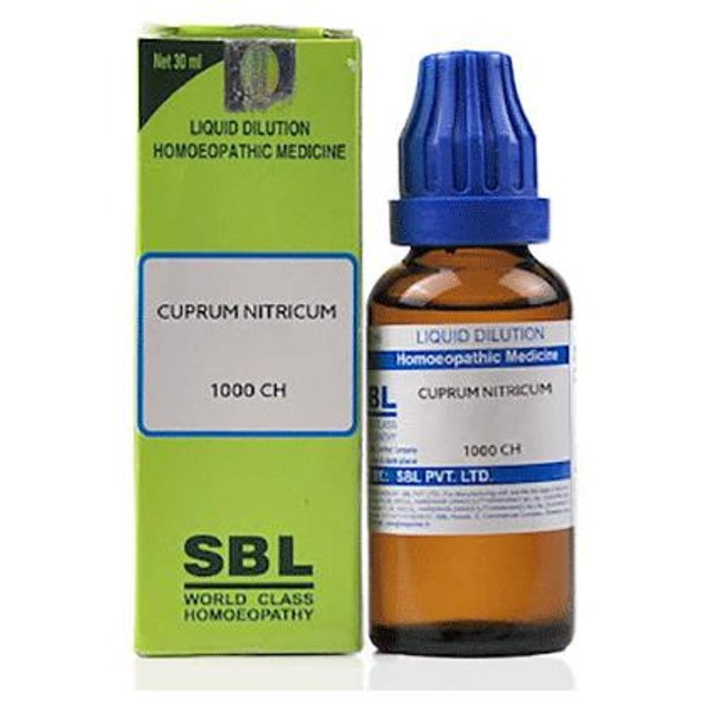 SBL Cuprum Nitricum Dilution 1000 CH bottle of 30 ml Dilution SBL Cuprum Nitricum Dilution 1000 CH bottle of 30 ml Dilution
