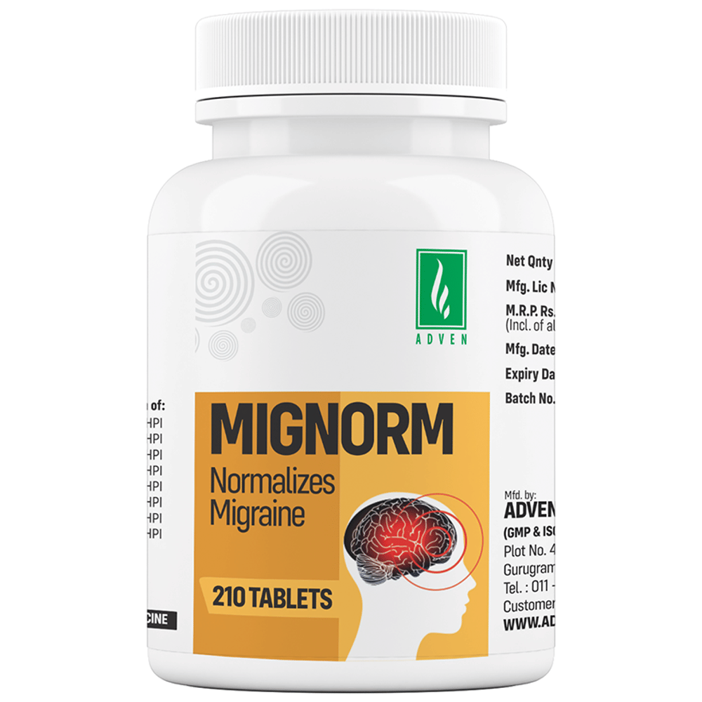 Adven Mignorm Tablet bottle of 210 tablets