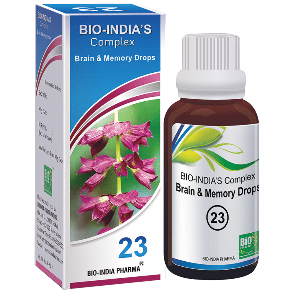Bio India Complex 23 Brain & Memory Drop bottle of 30 ml Drop