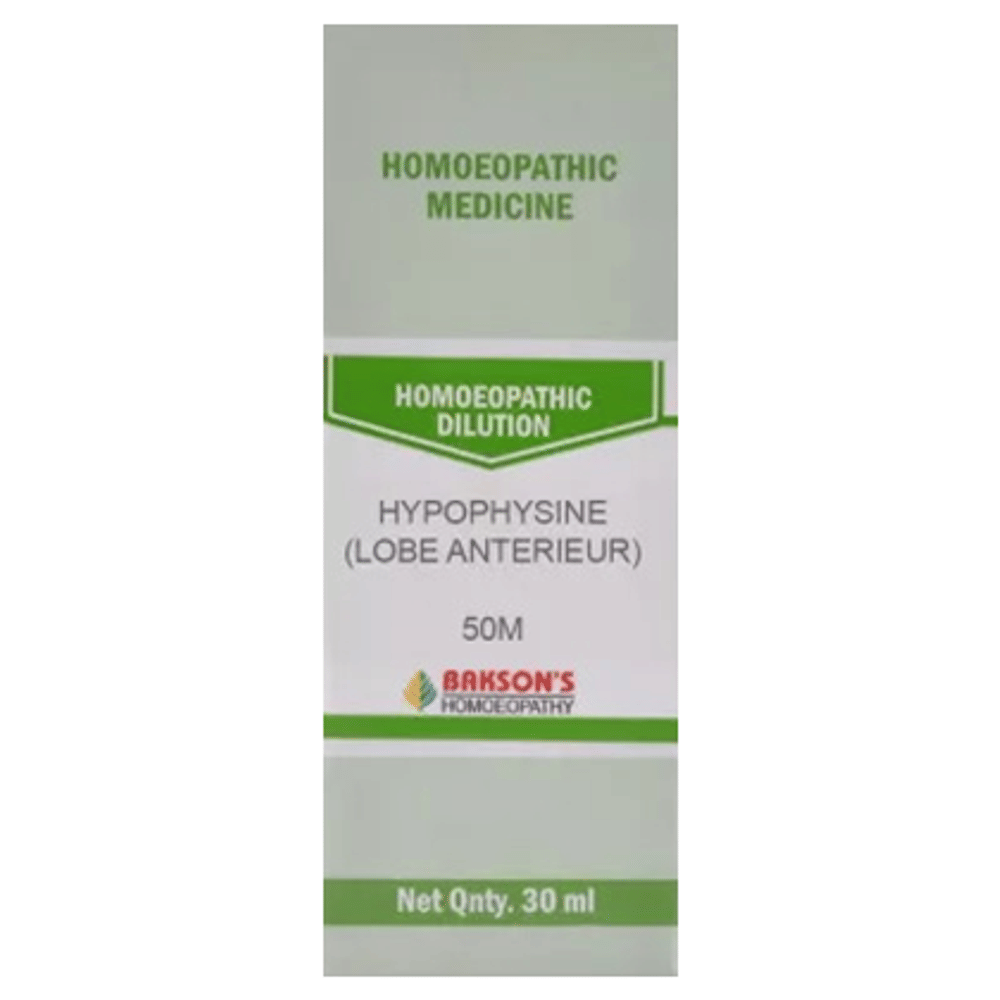 Bakson's Homeopathy Hypophysine (Lobe Anterieur) Dilution 50M bottle of 30 ml Dilution