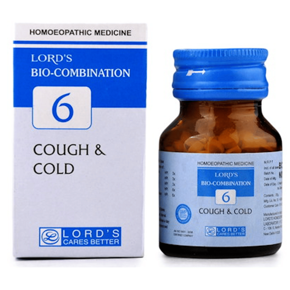 Lord's Bio-Combination 6 Tablet bottle of 25 gm Biocombination Tablet