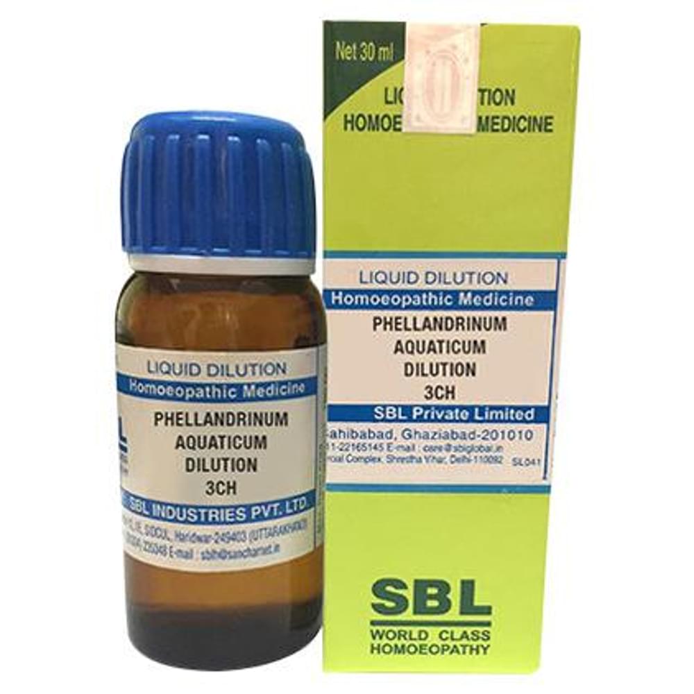 SBL Phellandrinum Aquaticum Dilution 3 CH bottle of 30 ml Dilution