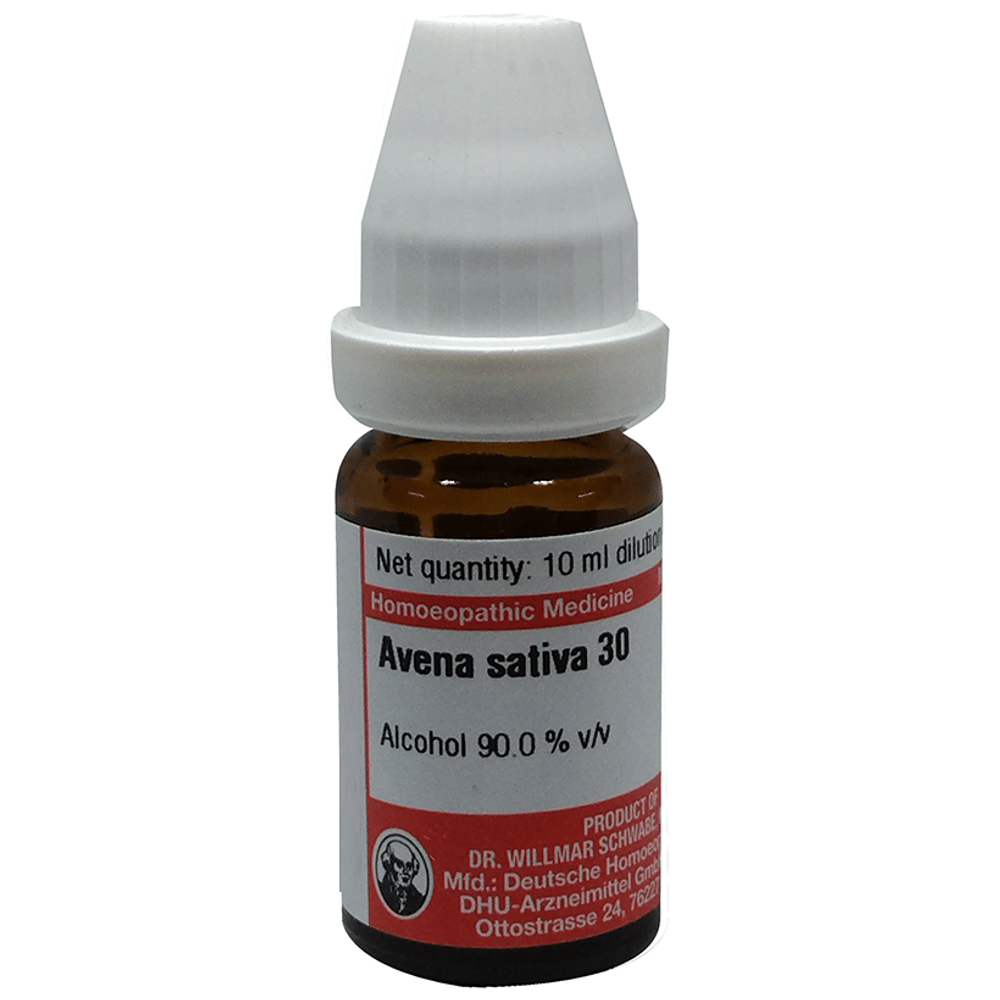 Dr Willmar Schwabe Germany Avena Sativa Dilution 30 bottle of 10 ml Dilution
