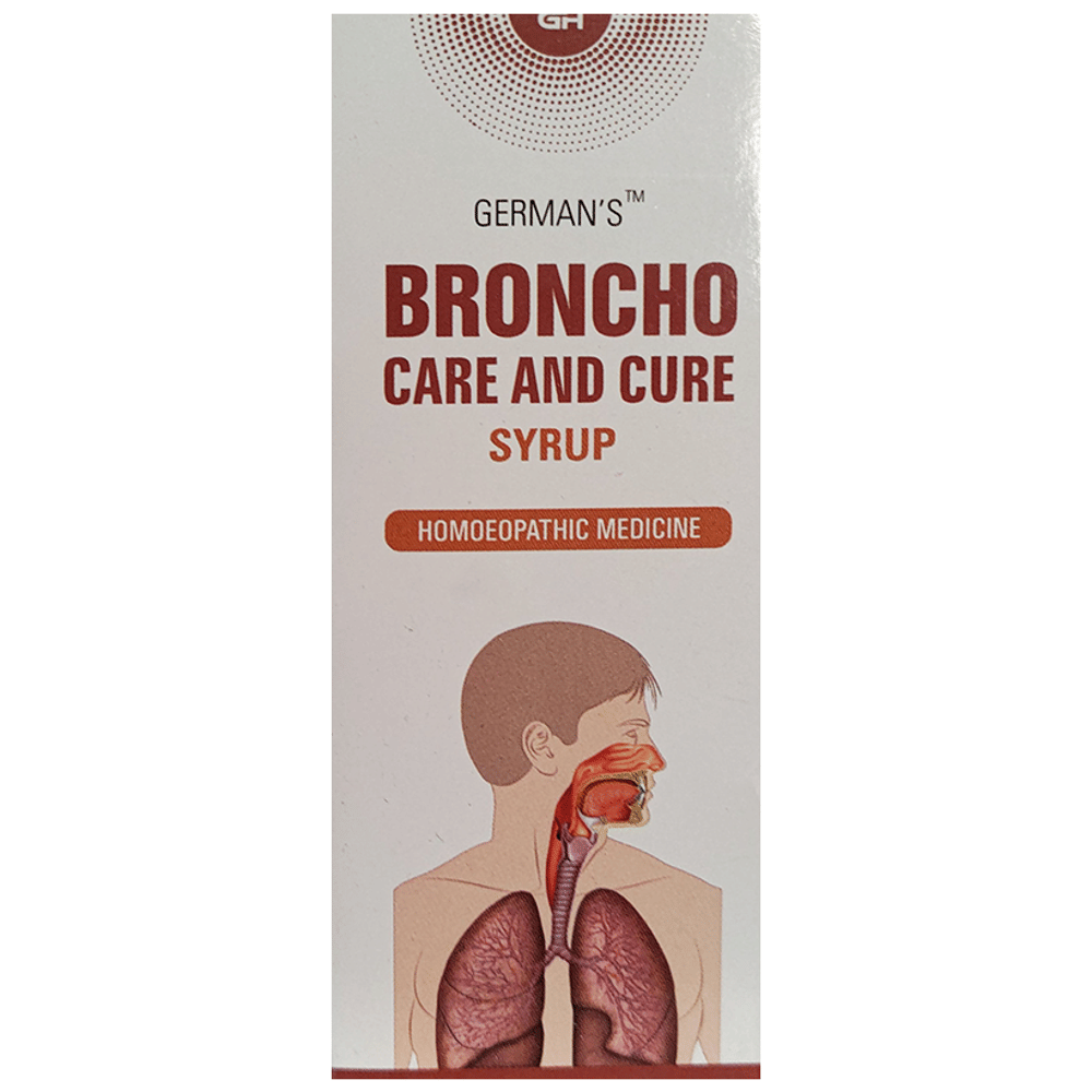 German's Broncho Care and Cure Syrup bottle of 125 ml Syrup
