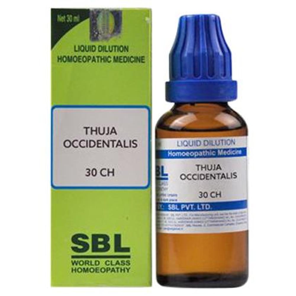 SBL Thuja Occidentalis Dilution 30 CH bottle of 30 ml Dilution