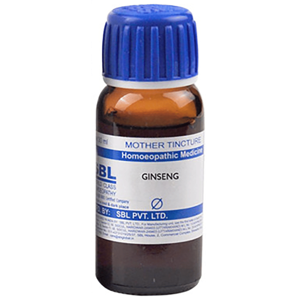 SBL Ginseng Mother Tincture Q bottle of 30 ml Mother Tincture