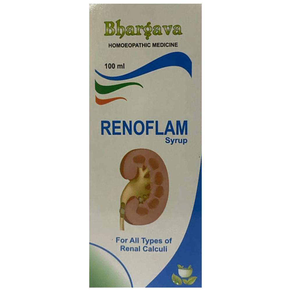 Bhargava Renoflam Syrup bottle of 100 ml Syrup Bhargava Renoflam Syrup bottle of 100 ml Syrup