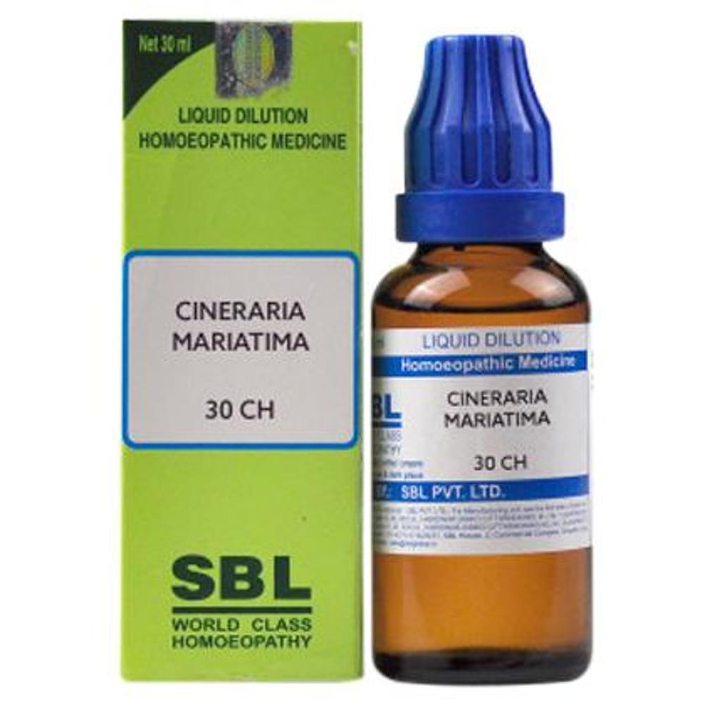 SBL Cineraria Mariatima Dilution 30 CH bottle of 30 ml Dilution