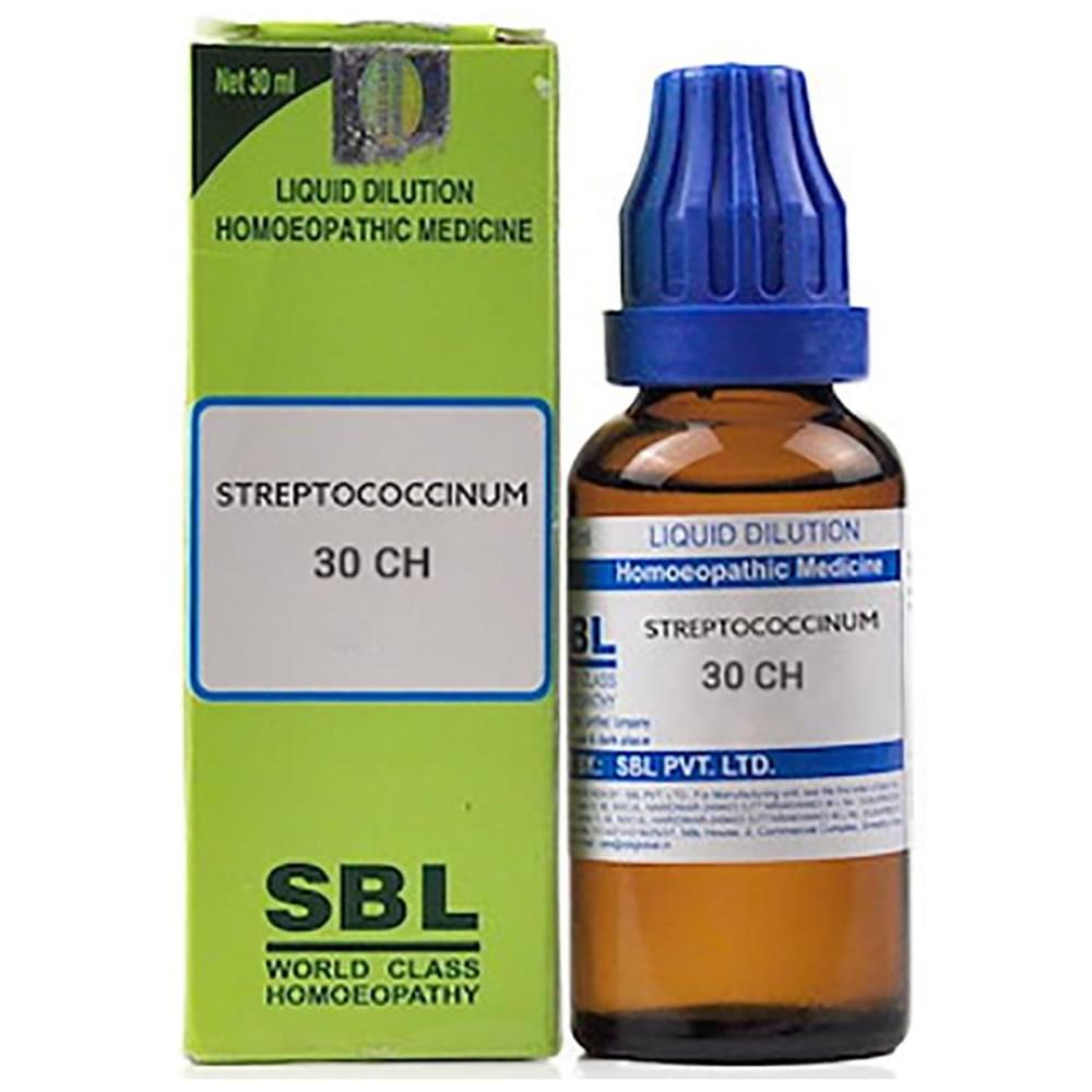 SBL Streptococcinum Dilution 30 CH bottle of 30 ml Dilution SBL Streptococcinum Dilution 30 CH bottle of 30 ml Dilution