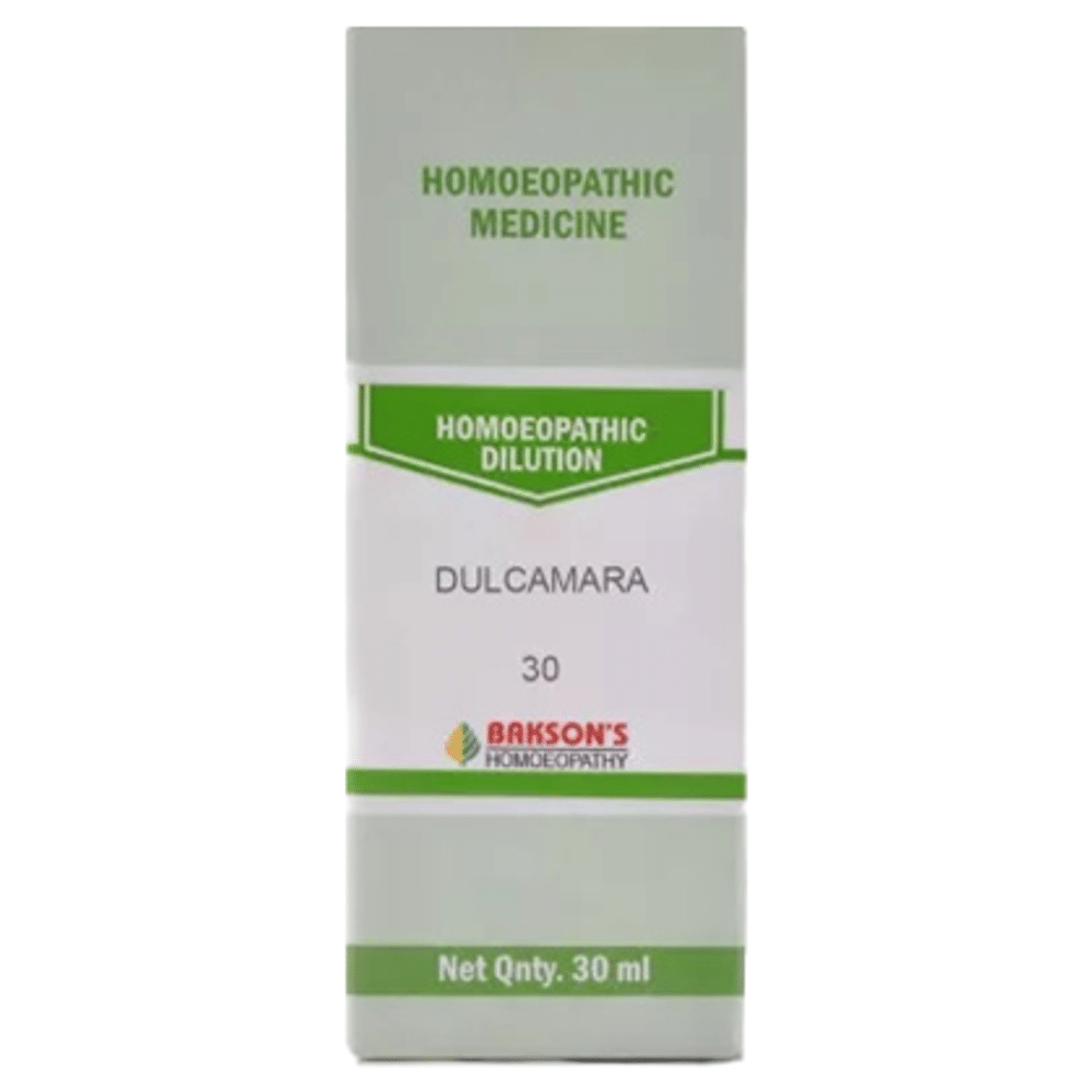 Bakson's Homeopathy Dulcamara Dilution 30 bottle of 30 ml Dilution