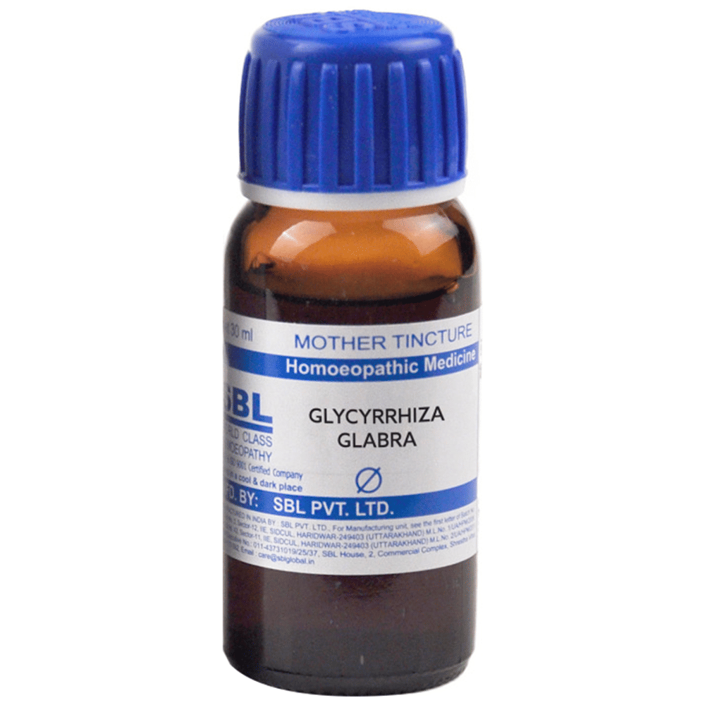 SBL Glycyrrhiza Glabra Mother Tincture Q bottle of 30 ml Mother Tincture