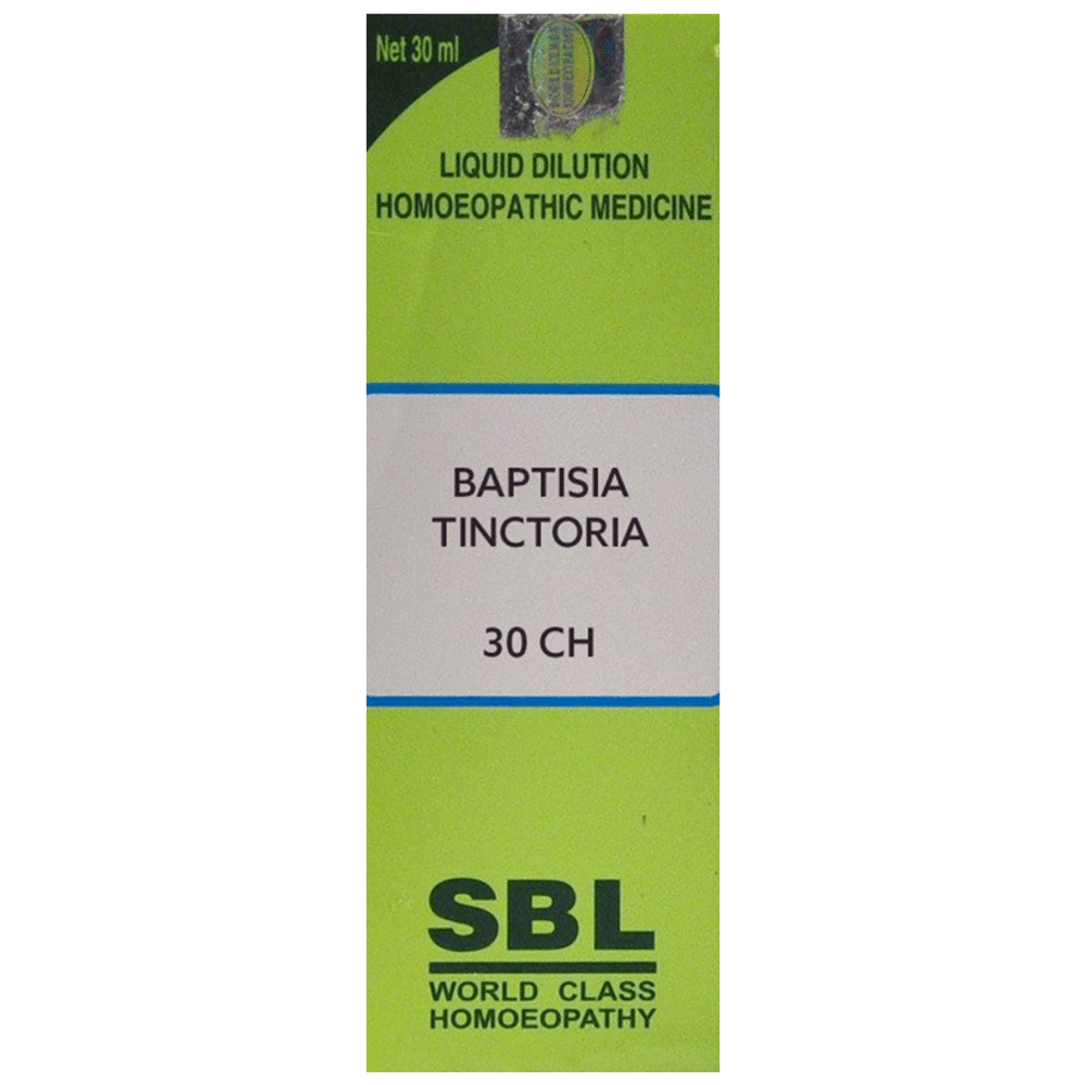 SBL Baptisia Tinctoria Dilution 30 CH bottle of 30 ml Dilution