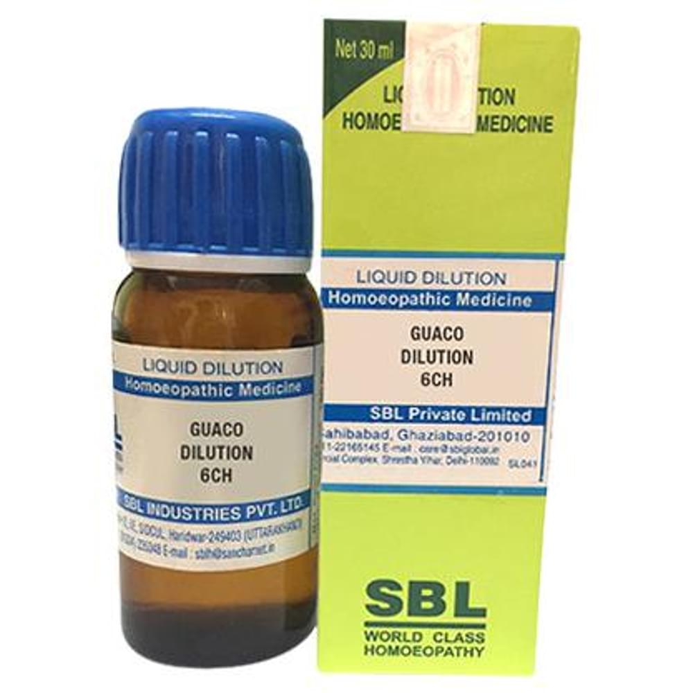SBL Guaco Dilution 6 CH bottle of 30 ml Dilution SBL Guaco Dilution 6 CH bottle of 30 ml Dilution
