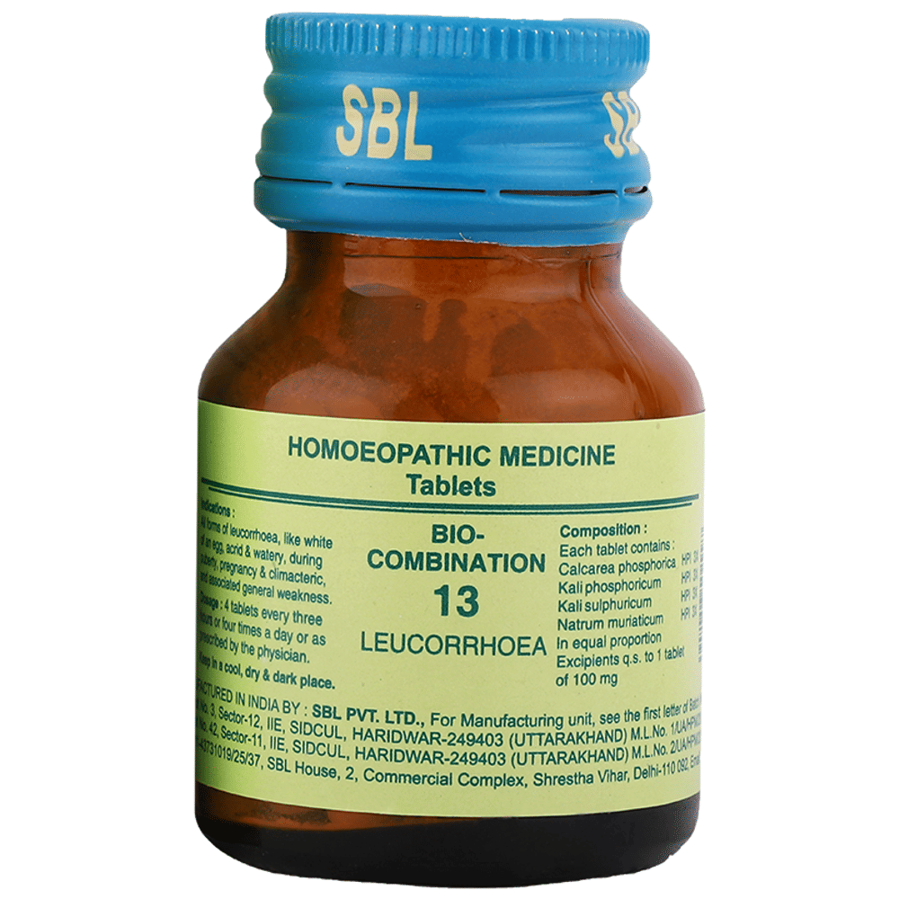 SBL Bio-Combination 13 Tablet bottle of 25 gm Biocombination Tablet SBL Bio-Combination 13 Tablet bottle of 25 gm Biocombination Tablet