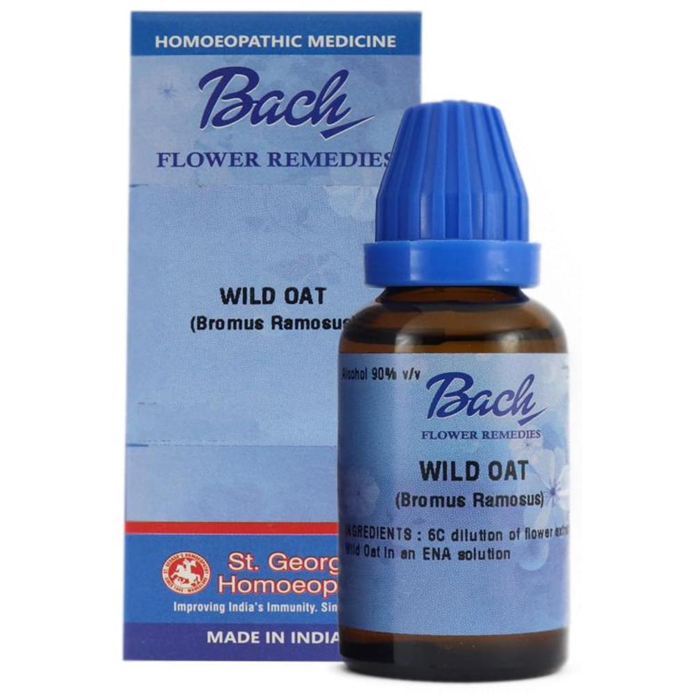 St. George‚Äôs Bach Flower Wild Oat 6 CH bottle of 30 ml Dilution