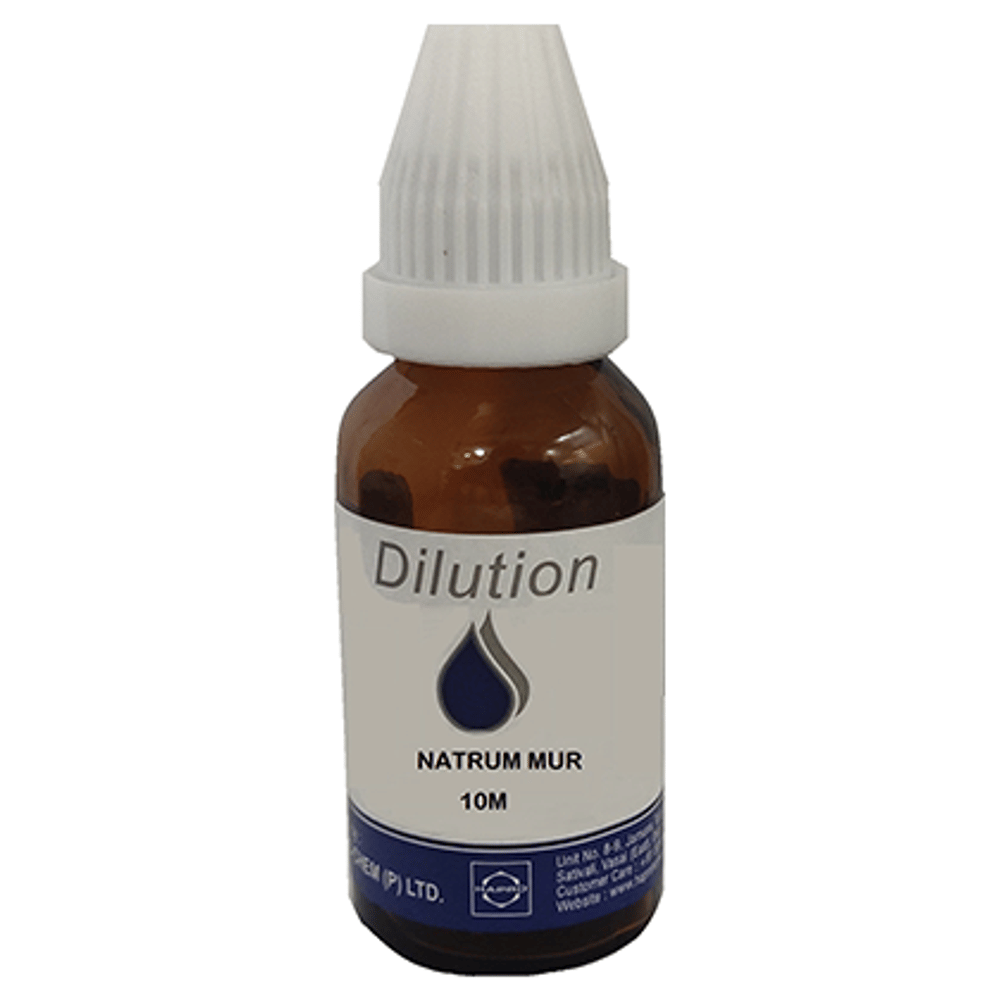 Hapro Natrum Mur Dilution 10M bottle of 100 ml Dilution
