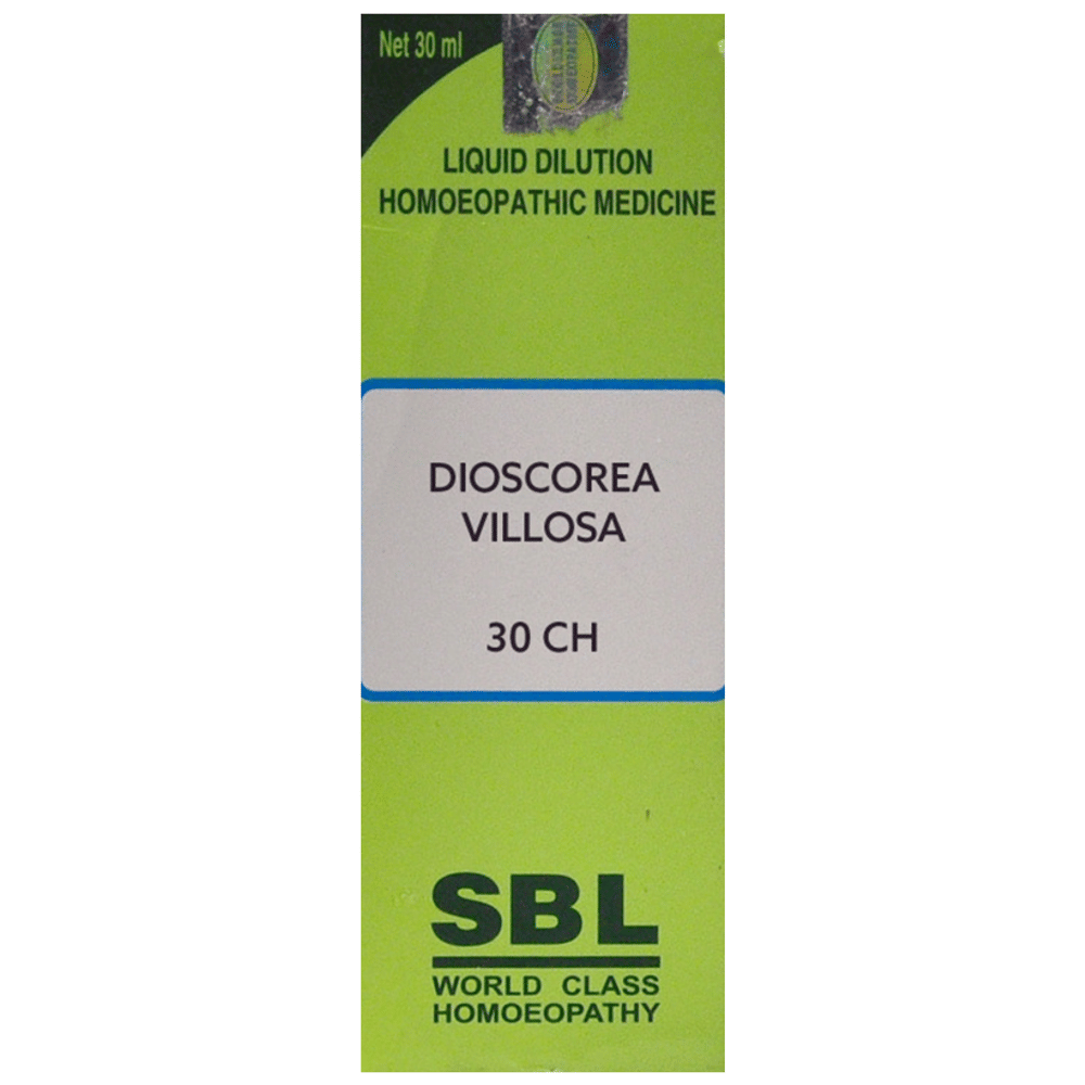 SBL Dioscorea Villosa Dilution 30 CH bottle of 30 ml Dilution