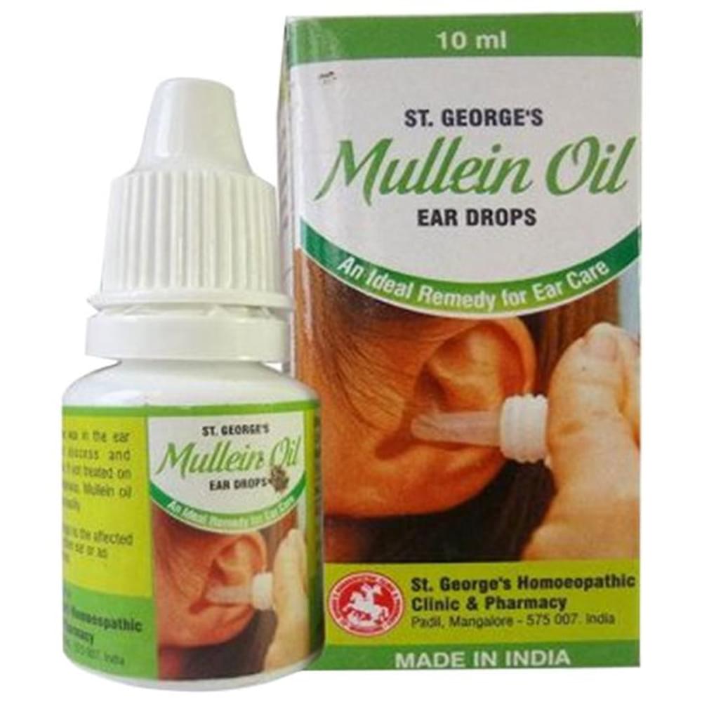 St. George’s Mullein Oil Ear Drop bottle of 10 ml Ear Drop St. George’s Mullein Oil Ear Drop bottle of 10 ml Ear Drop