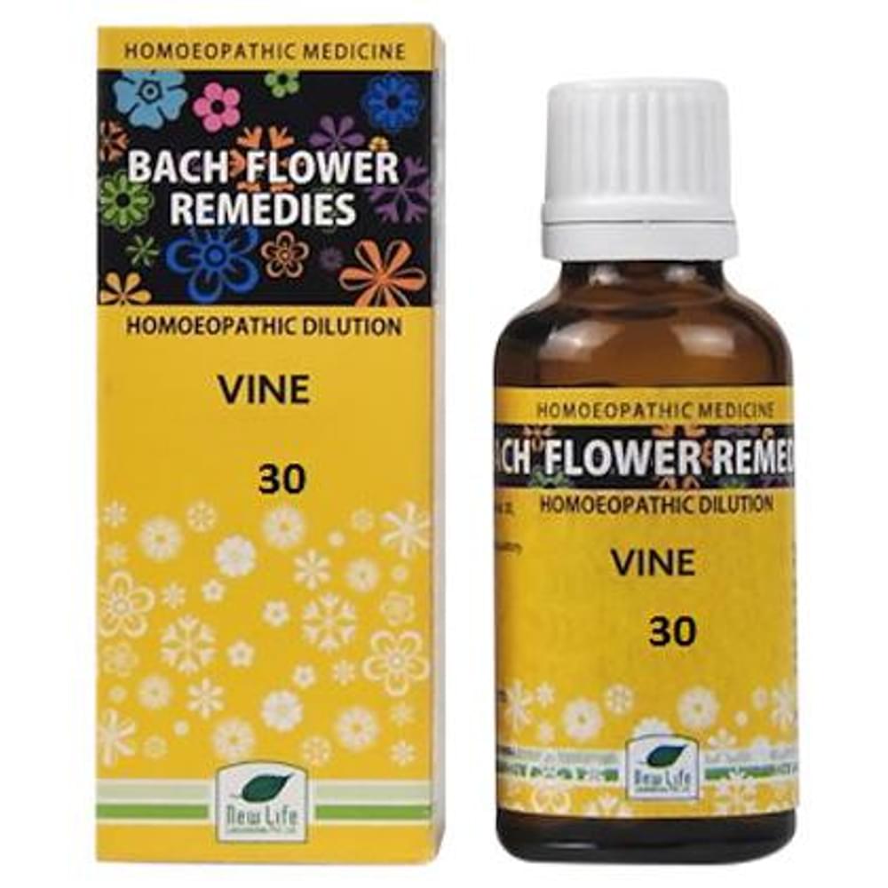 New Life Bach Flower Vine 30 bottle of 30 ml Dilution New Life Bach Flower Vine 30 bottle of 30 ml Dilution